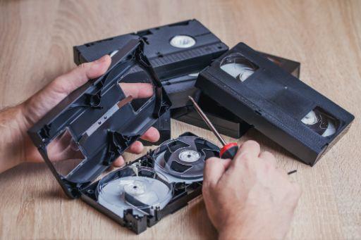 fix broken videotape