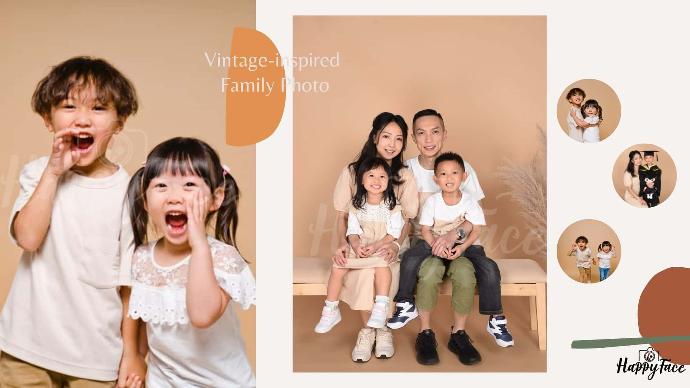 Family Photos- Happy Face Photo synthesis