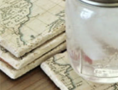 map coasters