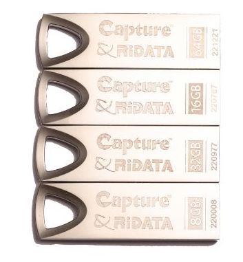 USBs with different storage capacity
