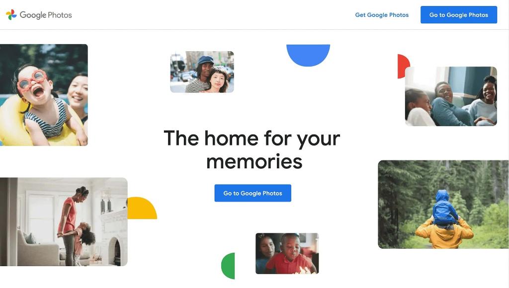 Google Photos Desktop Webpage