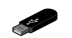 USB drive to digital